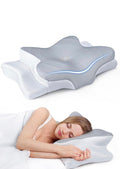 Ultra Pain Relief Cooling Pillow for Neck Support, Adjustable Cervical Pillow Cozy Sleeping, Odorless Ergonomic Contour Memory Foam Pillows, Orthopedic Bed Pillow for Side Back Stomach Sleeper